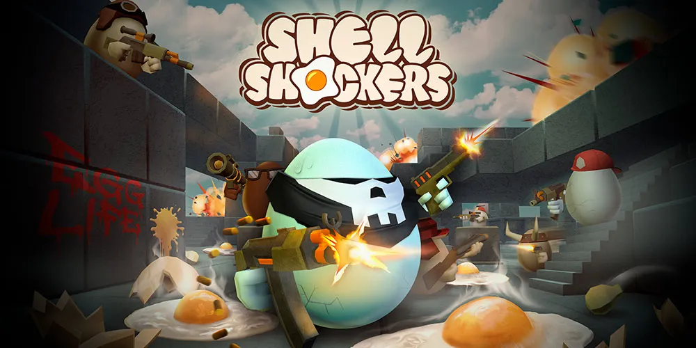 Shell Shockers official browser shooter artwork