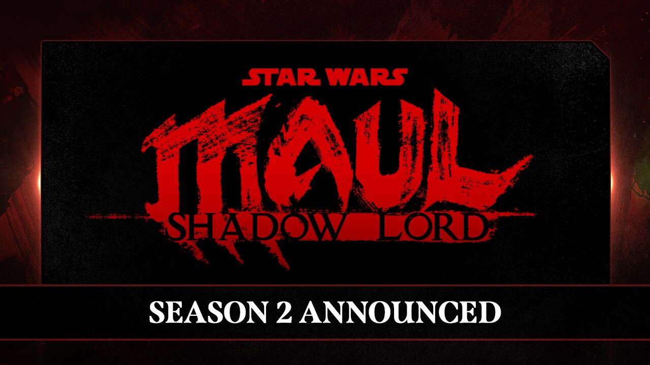Star Wars: Maul – Shadow Lord – Season 2 official poster artwork