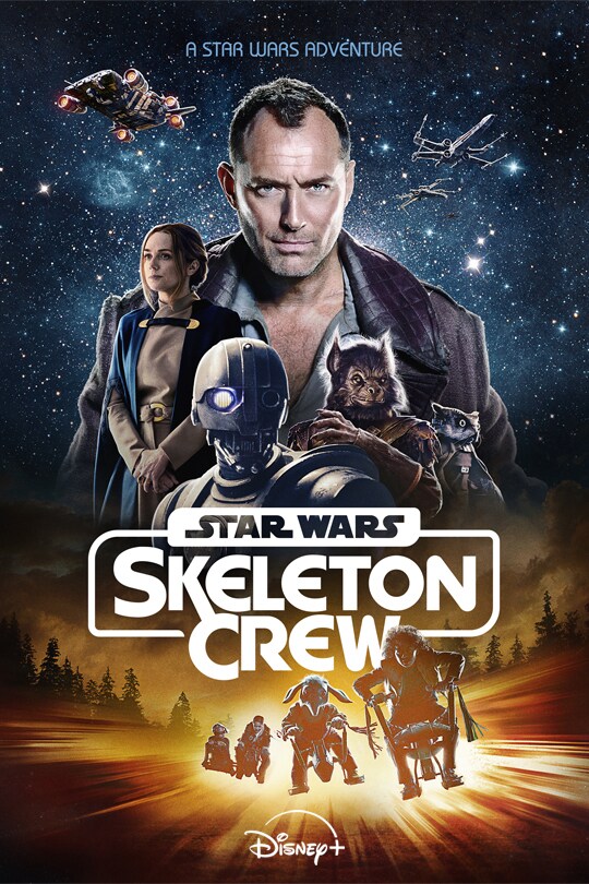 Star Wars: Skeleton Crew official poster artwork