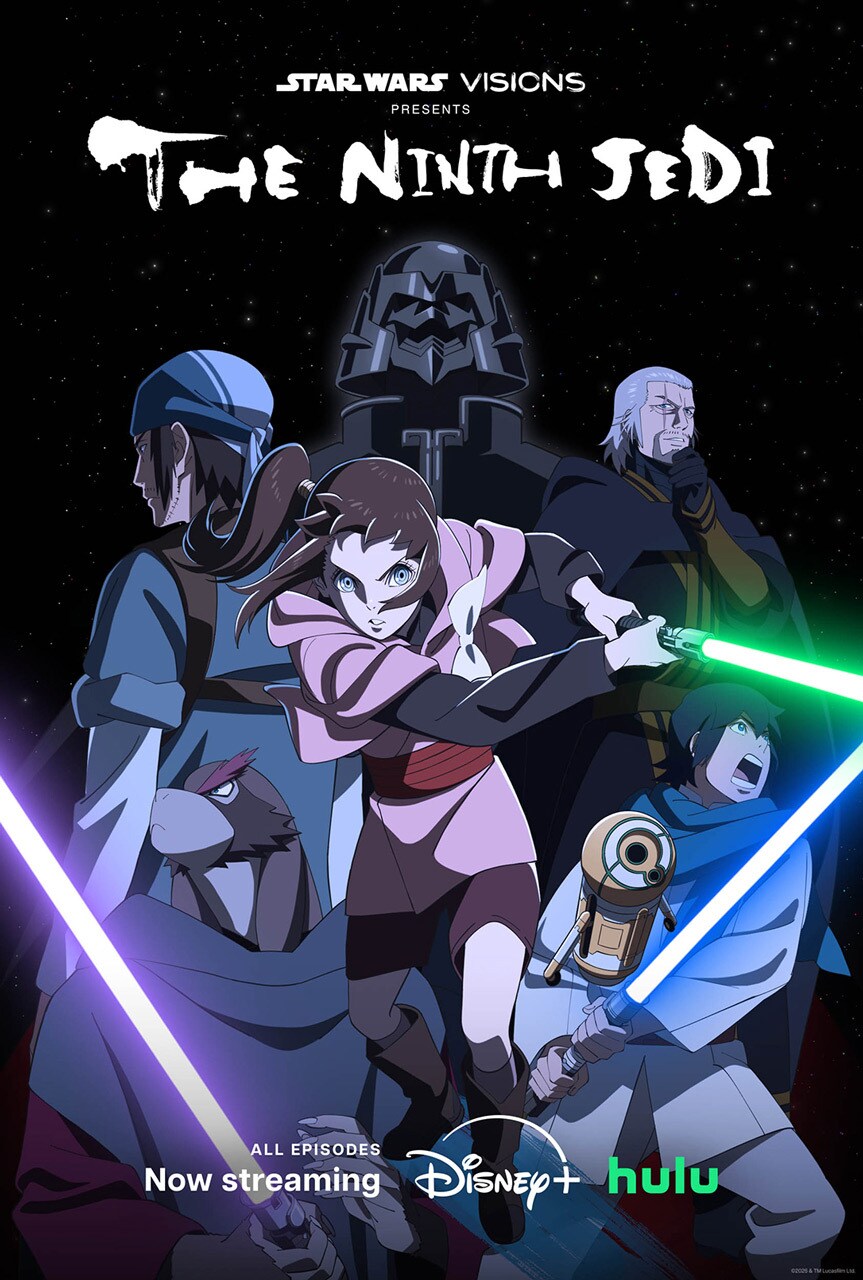Star Wars: Visions Presents – The Ninth Jedi official poster artwork