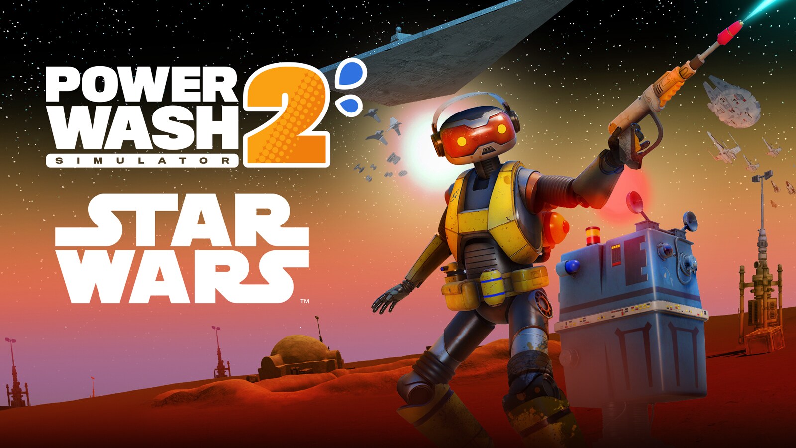Clean Up Dirt, Grime, and Even Sand with New Star Wars Pack from PowerWash Simulator 2 official Star Wars news artwork
