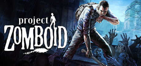 Official Project Zomboid Steam artwork depicting survival in the zombie outbreak
