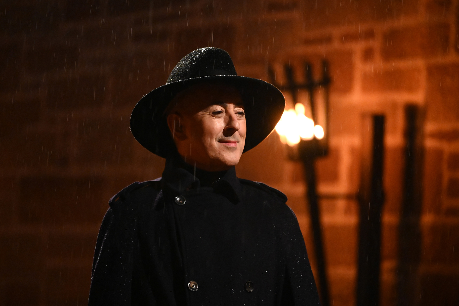 Alan Cumming hosting The Traitors, official NBC photo